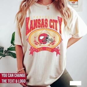 Kansas City Football Retro City Pride Sports Fan Gift T-Shirt